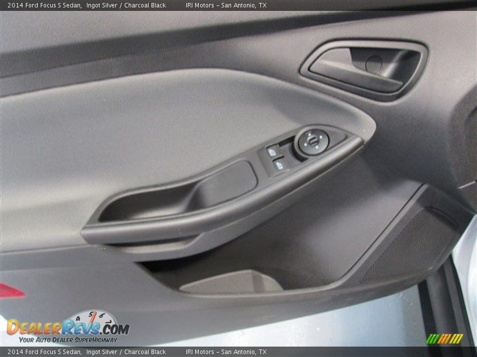 2014 Ford Focus S Sedan Ingot Silver / Charcoal Black Photo #13