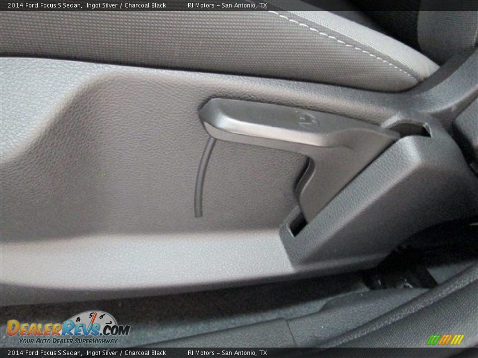 2014 Ford Focus S Sedan Ingot Silver / Charcoal Black Photo #15
