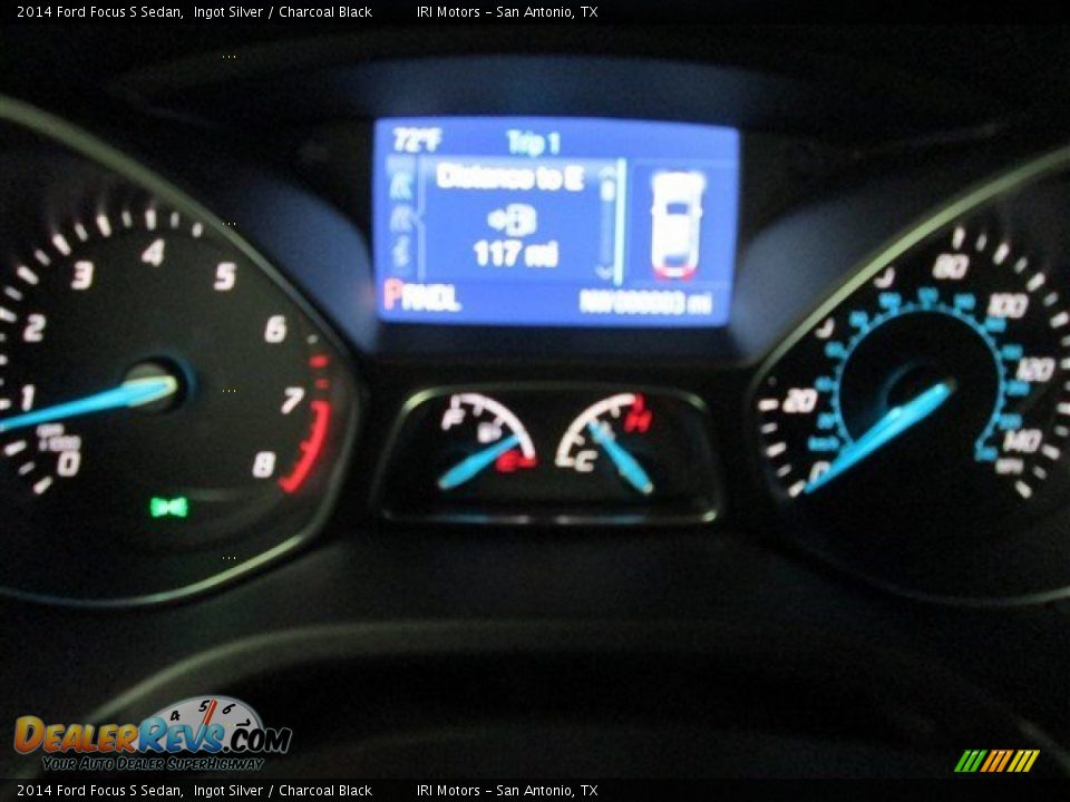 2014 Ford Focus S Sedan Ingot Silver / Charcoal Black Photo #18