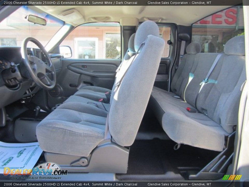 2006 Chevrolet Silverado 2500HD LS Extended Cab 4x4 Summit White / Dark Charcoal Photo #6