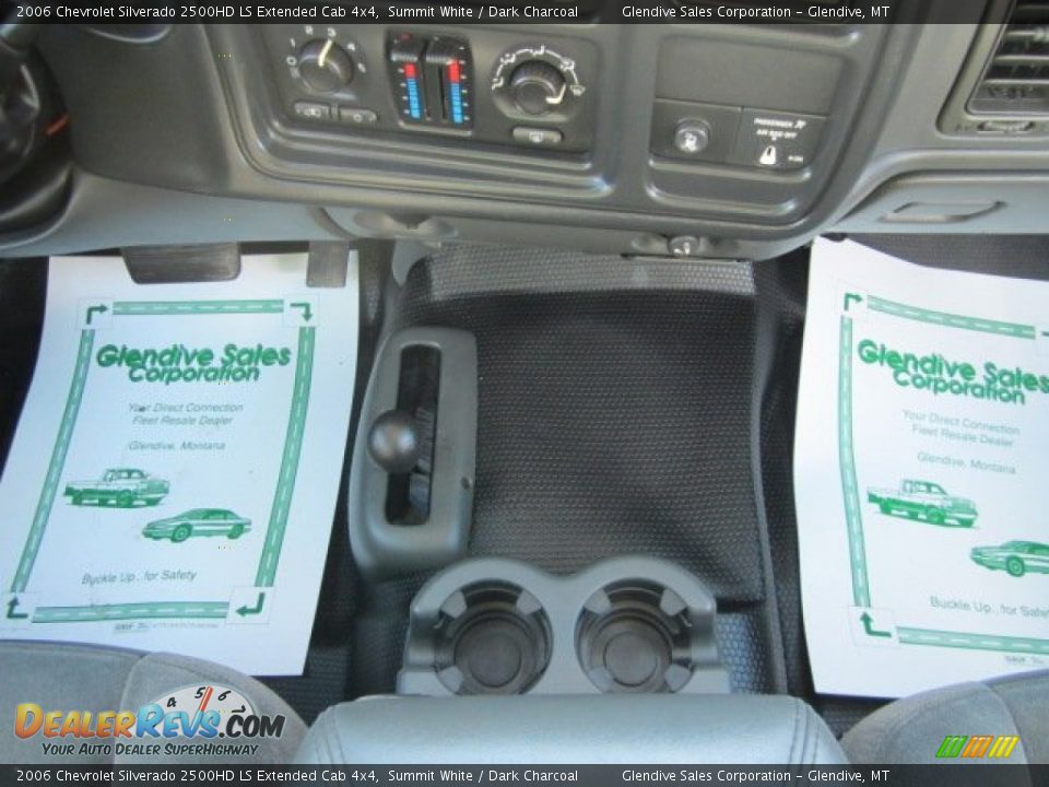 2006 Chevrolet Silverado 2500HD LS Extended Cab 4x4 Summit White / Dark Charcoal Photo #9