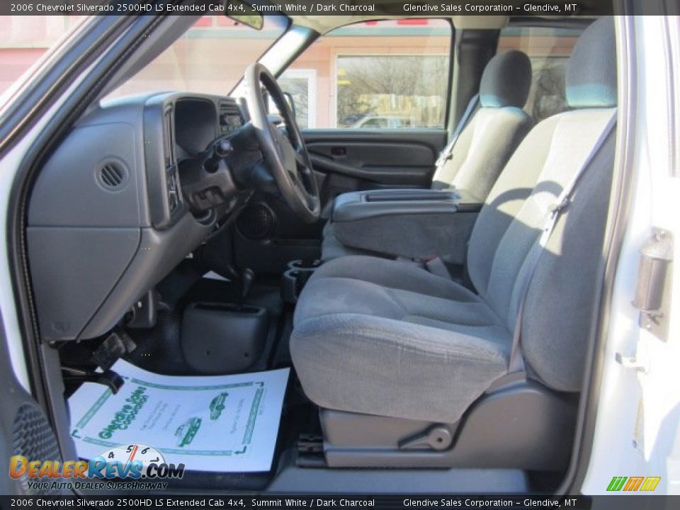 2006 Chevrolet Silverado 2500HD LS Extended Cab 4x4 Summit White / Dark Charcoal Photo #11