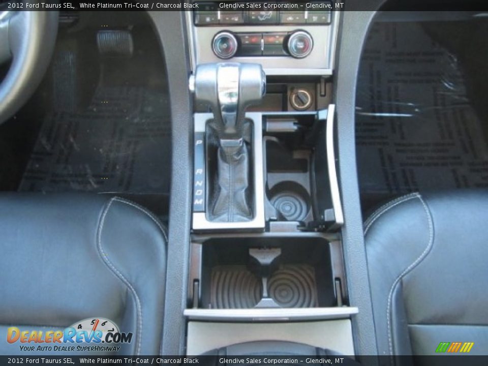 2012 Ford Taurus SEL White Platinum Tri-Coat / Charcoal Black Photo #9