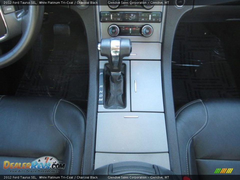 2012 Ford Taurus SEL White Platinum Tri-Coat / Charcoal Black Photo #17