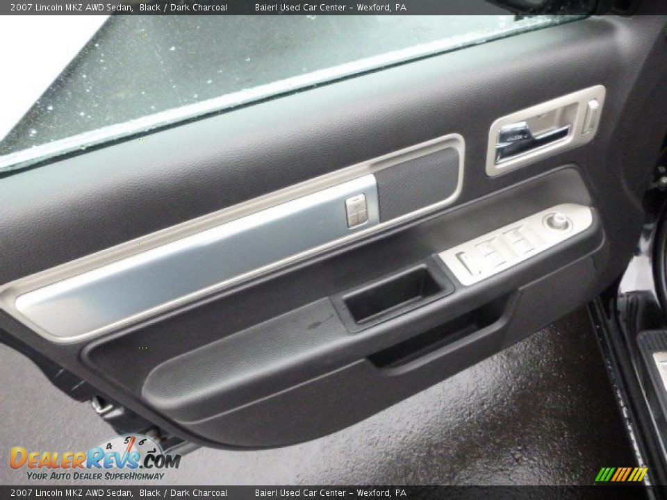 2007 Lincoln MKZ AWD Sedan Black / Dark Charcoal Photo #12
