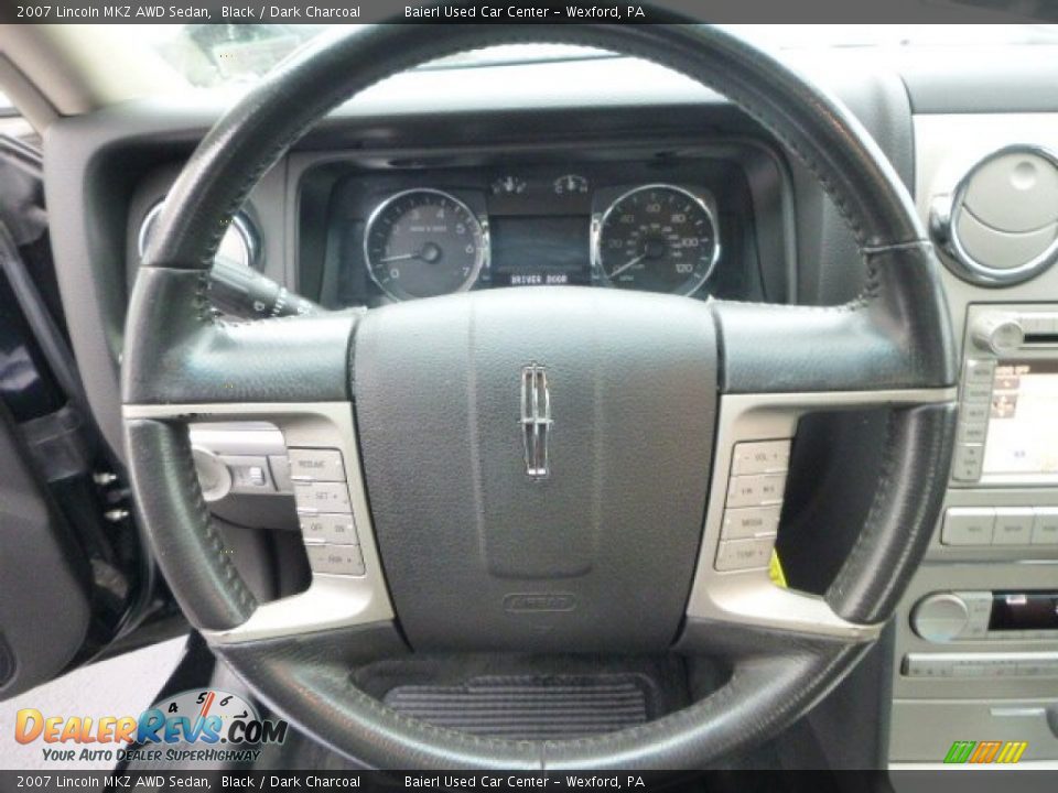 2007 Lincoln MKZ AWD Sedan Black / Dark Charcoal Photo #15