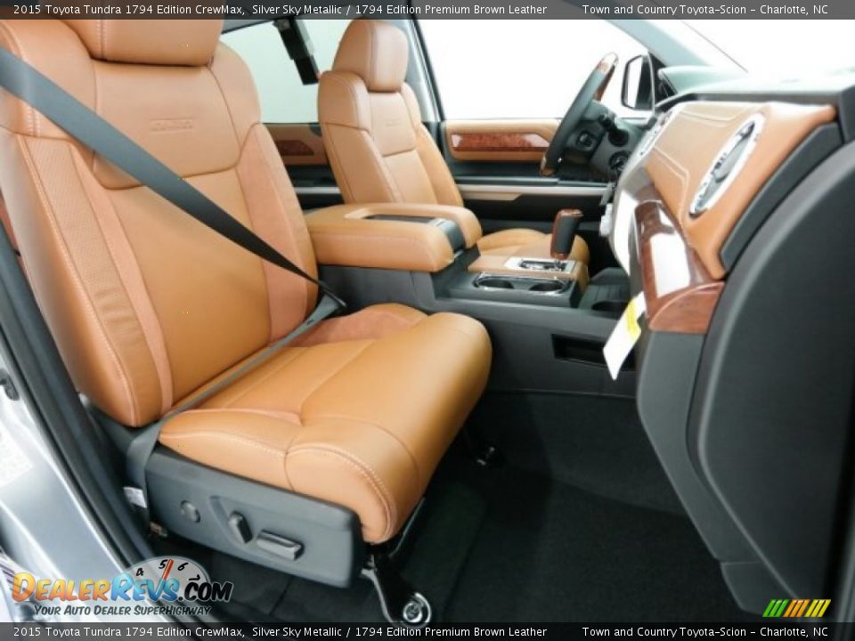 Front Seat of 2015 Toyota Tundra 1794 Edition CrewMax Photo #10