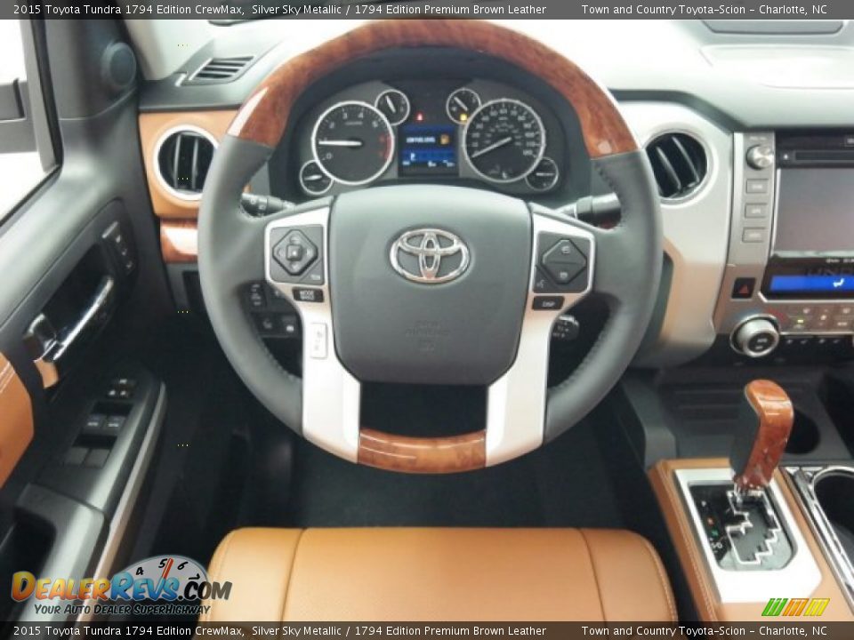 2015 Toyota Tundra 1794 Edition CrewMax Steering Wheel Photo #13