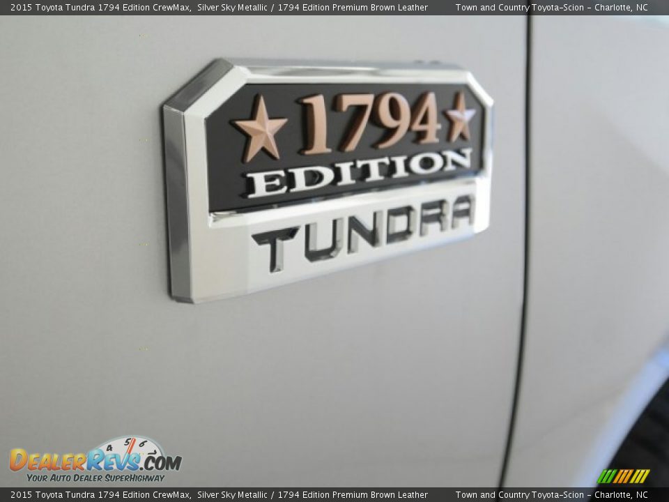 2015 Toyota Tundra 1794 Edition CrewMax Silver Sky Metallic / 1794 Edition Premium Brown Leather Photo #20
