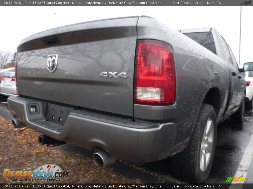 2012 Dodge Ram 1500 ST Quad Cab 4x4 Mineral Gray Metallic / Dark Slate Gray/Medium Graystone Photo #5