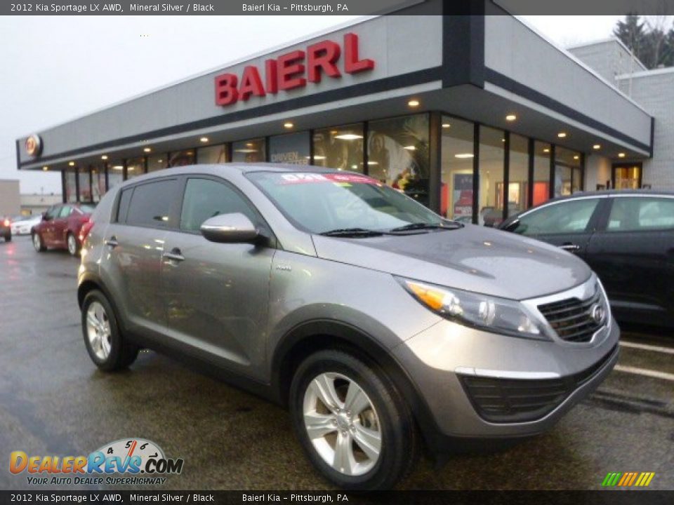 2012 Kia Sportage LX AWD Mineral Silver / Black Photo #1
