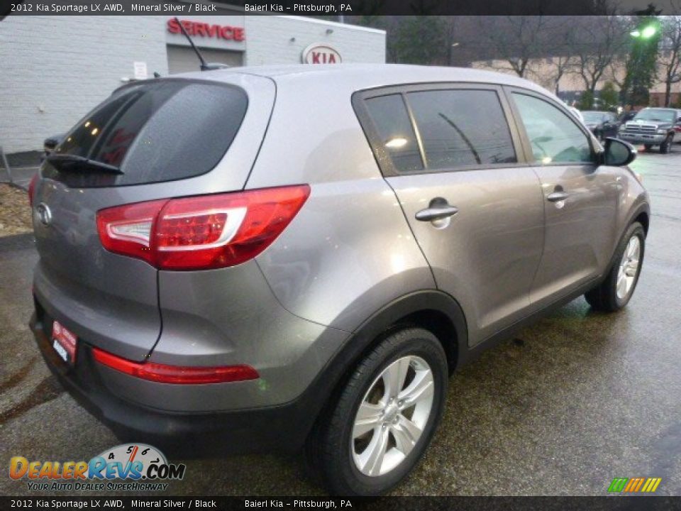 2012 Kia Sportage LX AWD Mineral Silver / Black Photo #3