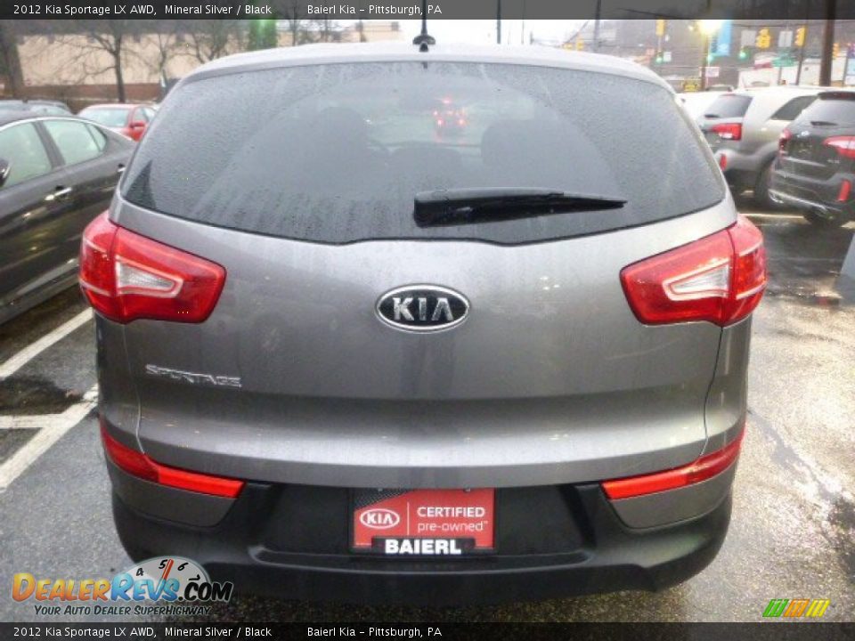 2012 Kia Sportage LX AWD Mineral Silver / Black Photo #4