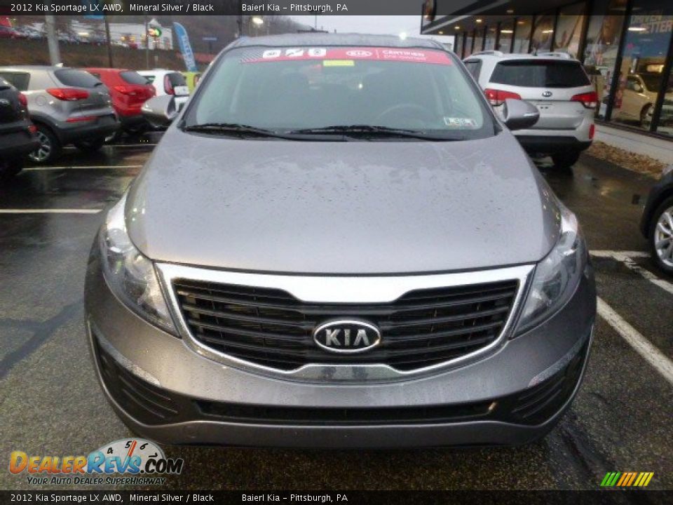 2012 Kia Sportage LX AWD Mineral Silver / Black Photo #8