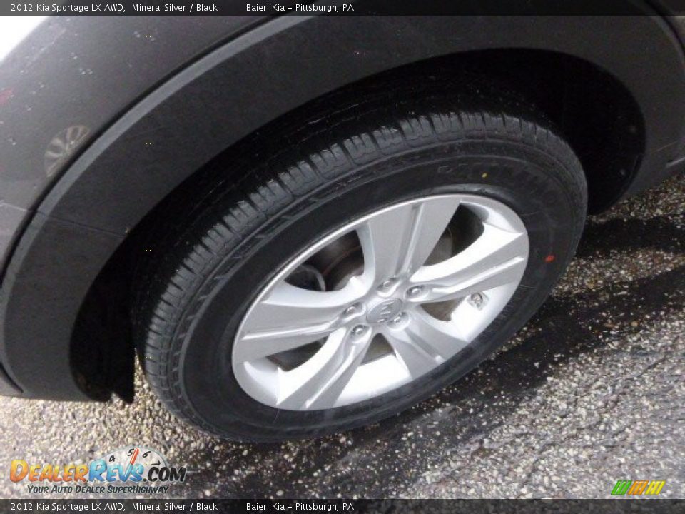 2012 Kia Sportage LX AWD Mineral Silver / Black Photo #9