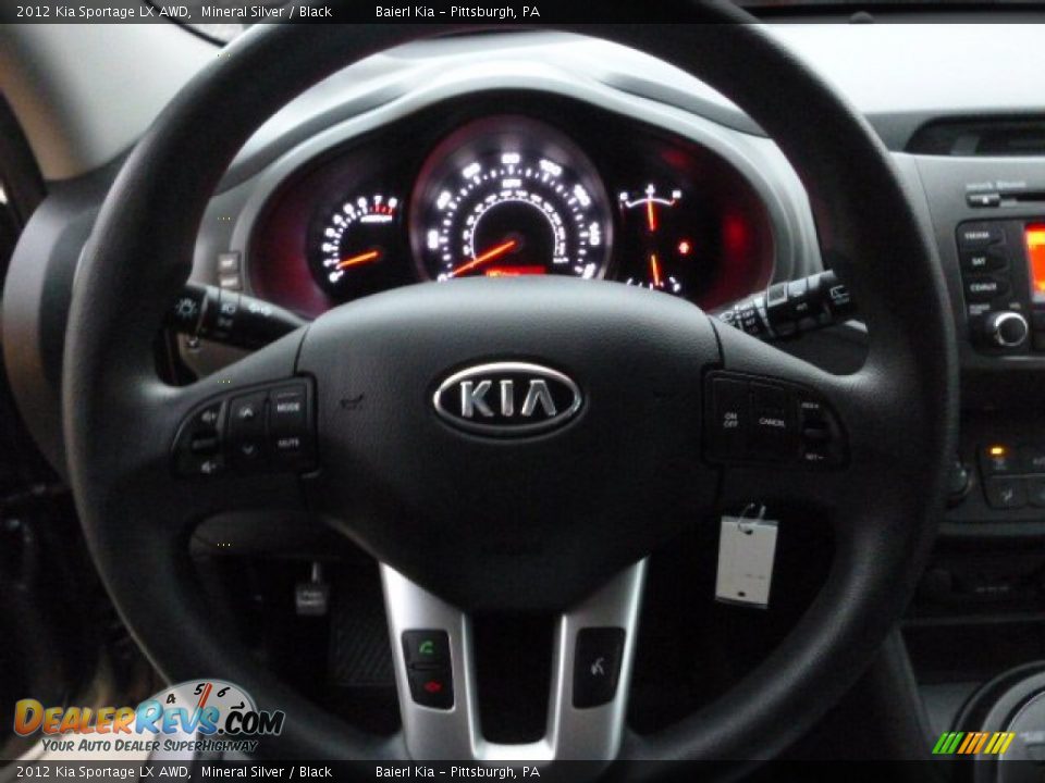 2012 Kia Sportage LX AWD Mineral Silver / Black Photo #17