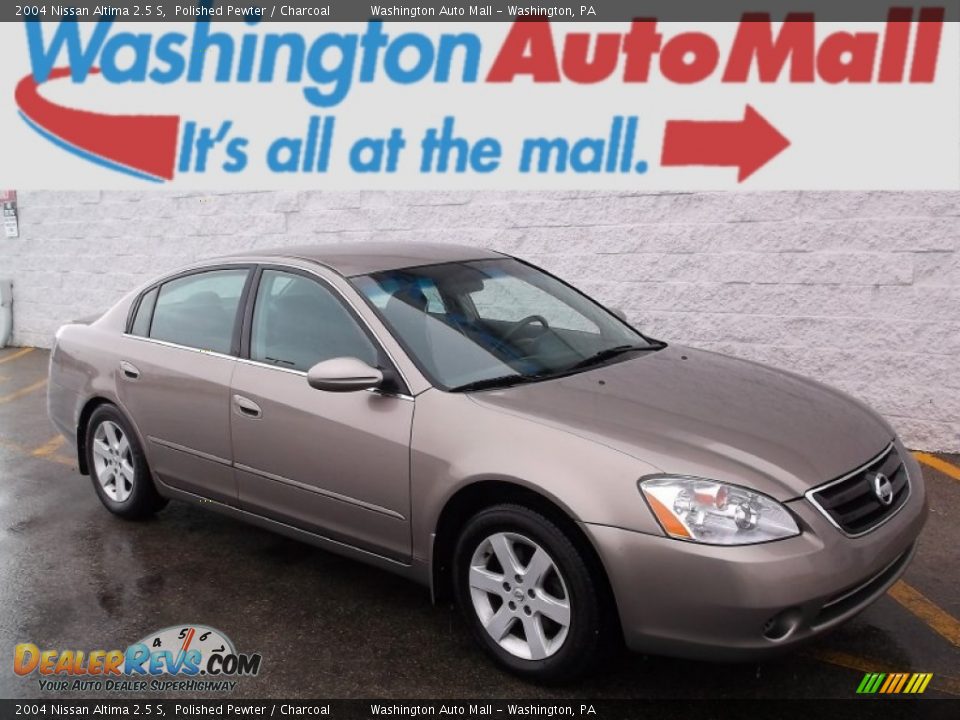 2004 Nissan Altima 2.5 S Polished Pewter / Charcoal Photo #1