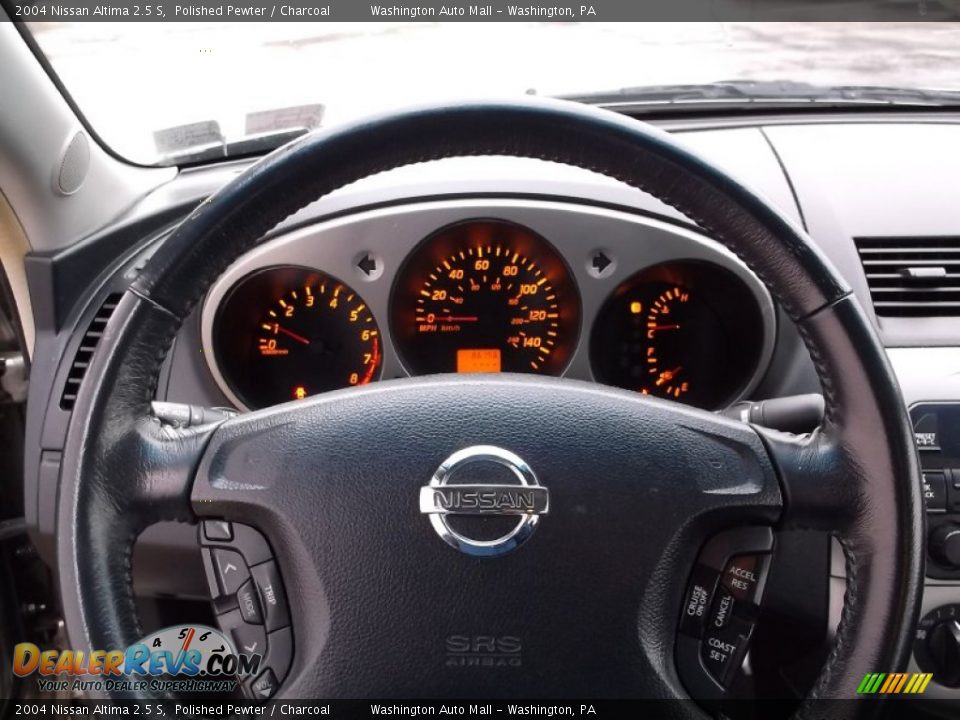 2004 Nissan Altima 2.5 S Polished Pewter / Charcoal Photo #16