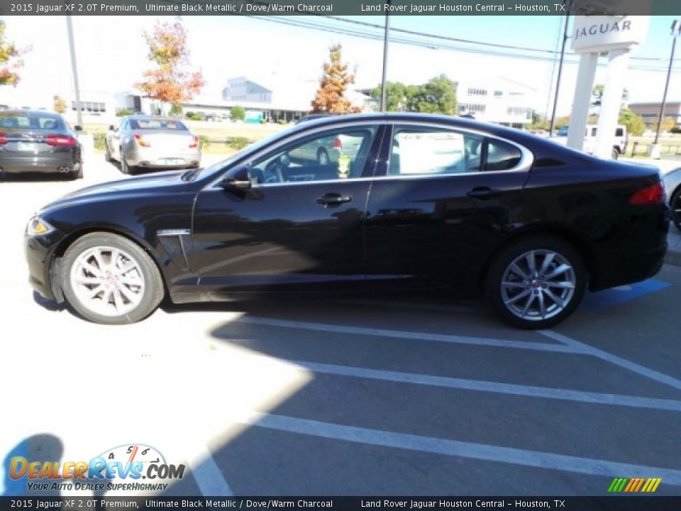 2015 Jaguar XF 2.0T Premium Ultimate Black Metallic / Dove/Warm Charcoal Photo #4