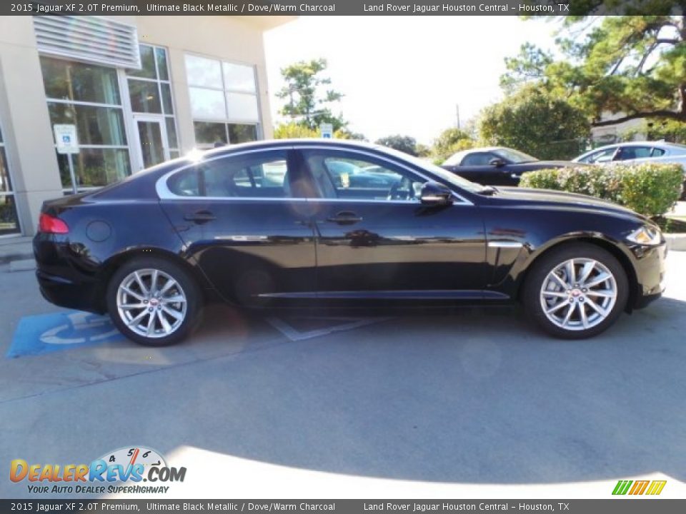 2015 Jaguar XF 2.0T Premium Ultimate Black Metallic / Dove/Warm Charcoal Photo #8