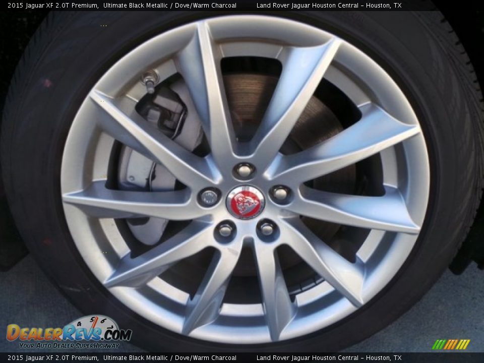 2015 Jaguar XF 2.0T Premium Ultimate Black Metallic / Dove/Warm Charcoal Photo #9