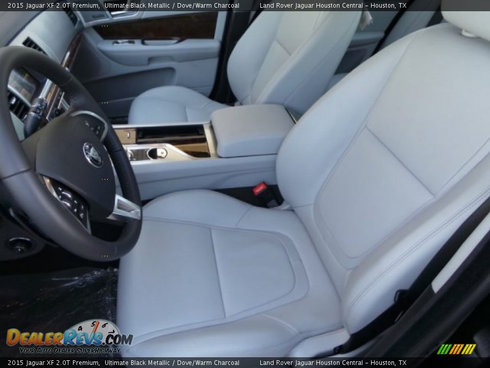 Front Seat of 2015 Jaguar XF 2.0T Premium Photo #14
