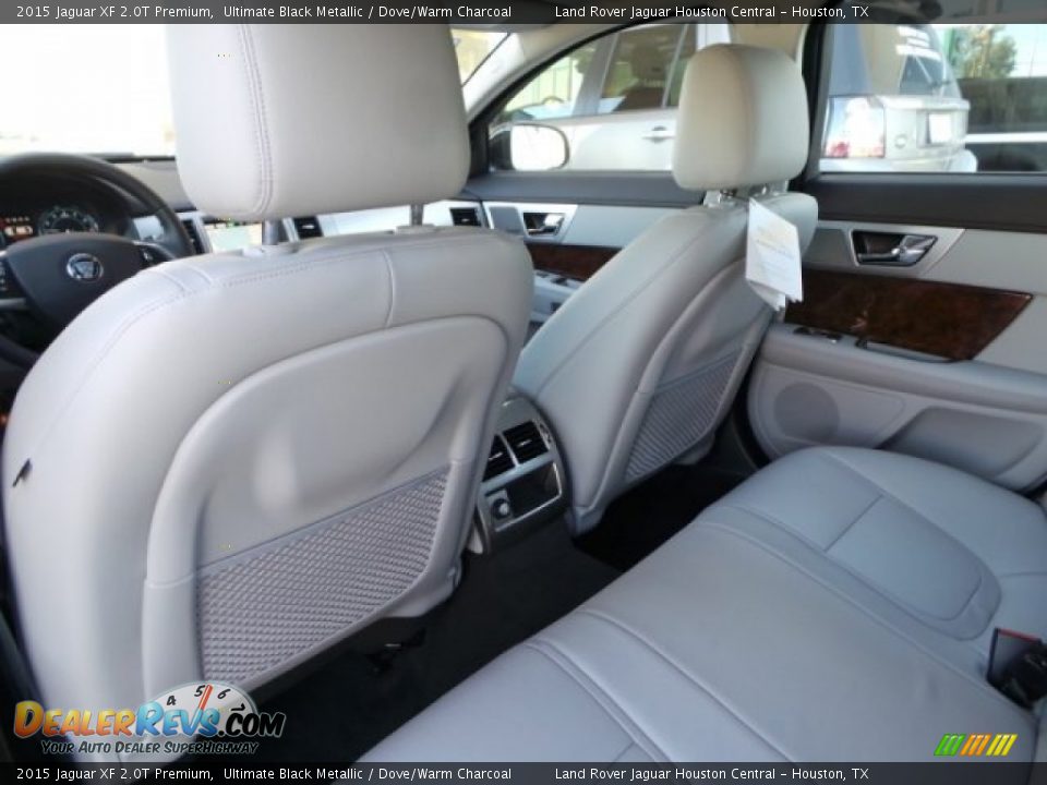 Rear Seat of 2015 Jaguar XF 2.0T Premium Photo #23