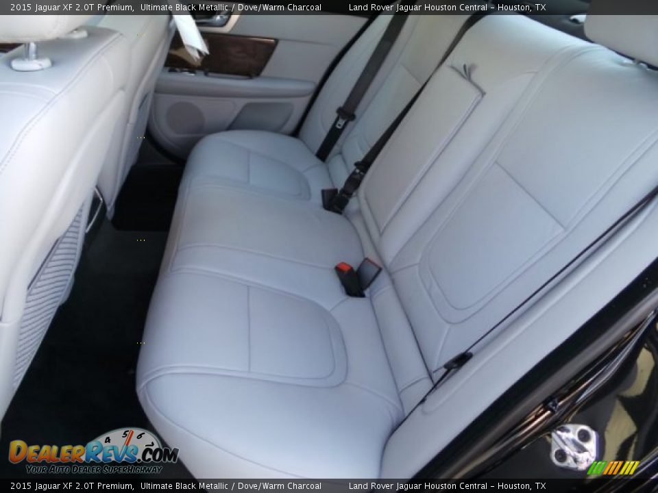 Rear Seat of 2015 Jaguar XF 2.0T Premium Photo #24
