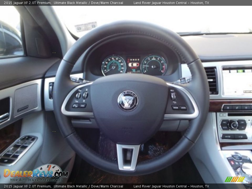 2015 Jaguar XF 2.0T Premium Steering Wheel Photo #26