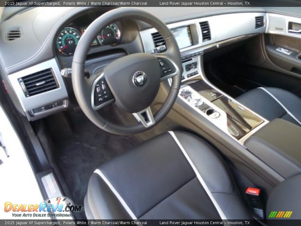 Warm Charcoal/Warm Charcoal Interior - 2015 Jaguar XF Supercharged Photo #13