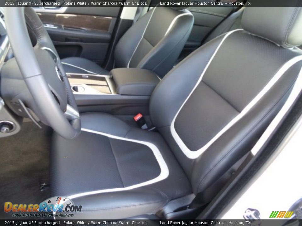 Front Seat of 2015 Jaguar XF Supercharged Photo #14