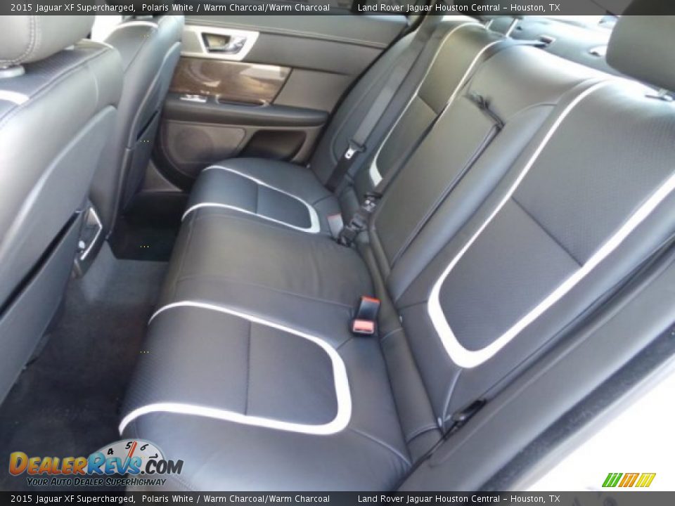Rear Seat of 2015 Jaguar XF Supercharged Photo #24