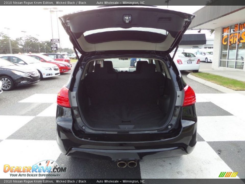 2010 Nissan Rogue Krom Edition Wicked Black / Black Photo #5