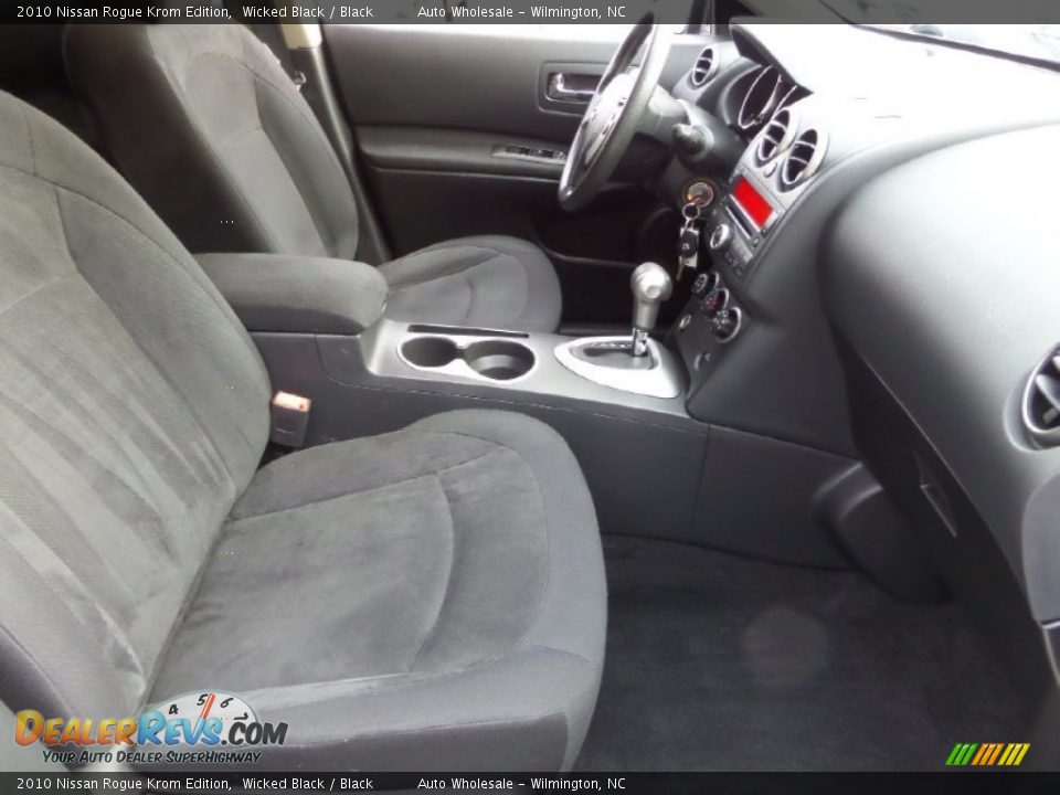 2010 Nissan Rogue Krom Edition Wicked Black / Black Photo #13