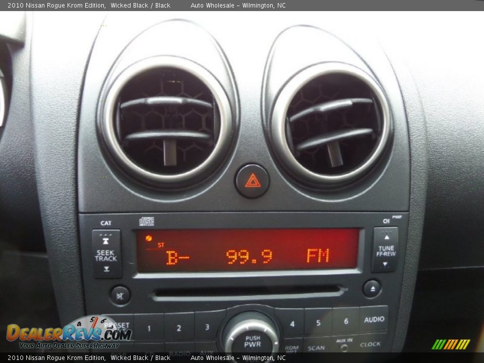 2010 Nissan Rogue Krom Edition Wicked Black / Black Photo #17