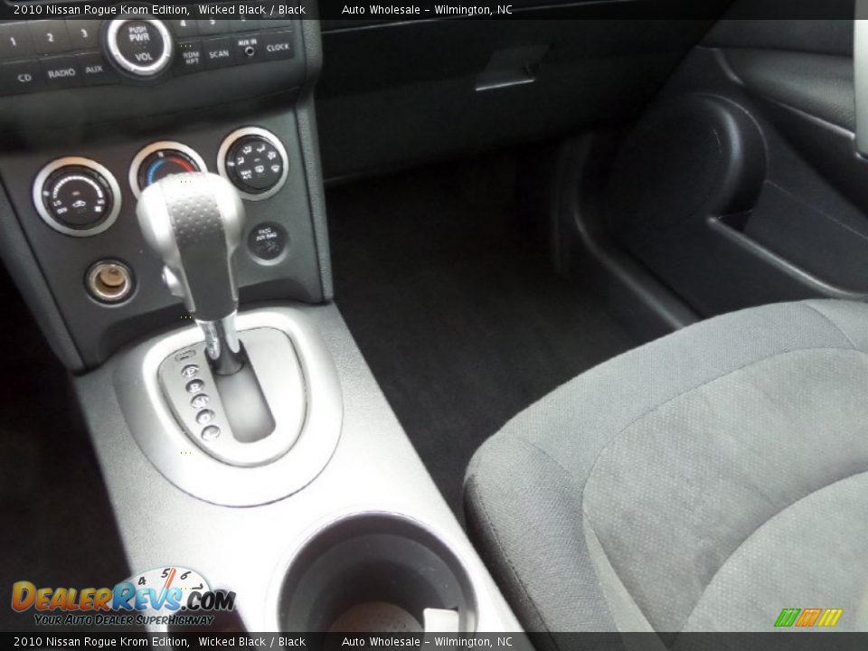 2010 Nissan Rogue Krom Edition Wicked Black / Black Photo #19