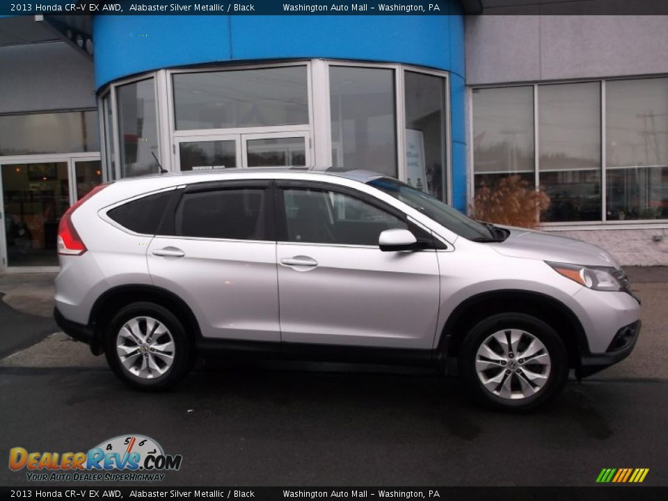 2013 Honda CR-V EX AWD Alabaster Silver Metallic / Black Photo #2
