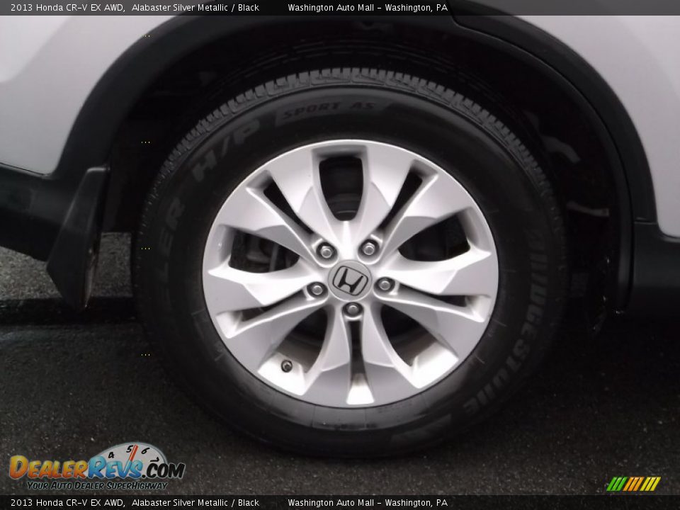 2013 Honda CR-V EX AWD Alabaster Silver Metallic / Black Photo #3