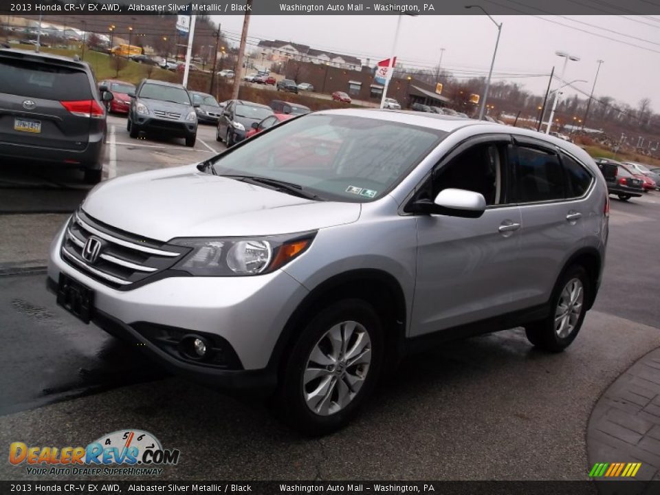 2013 Honda CR-V EX AWD Alabaster Silver Metallic / Black Photo #6
