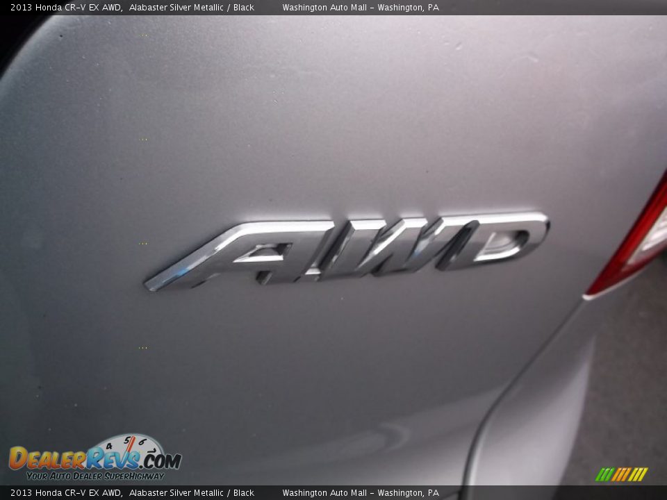 2013 Honda CR-V EX AWD Alabaster Silver Metallic / Black Photo #9