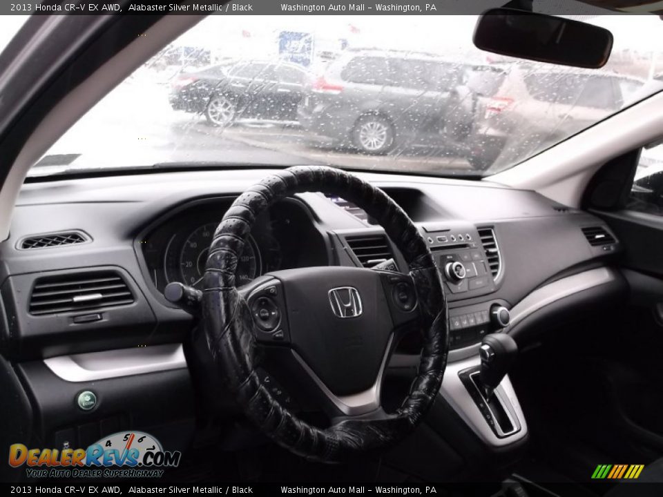 2013 Honda CR-V EX AWD Alabaster Silver Metallic / Black Photo #11
