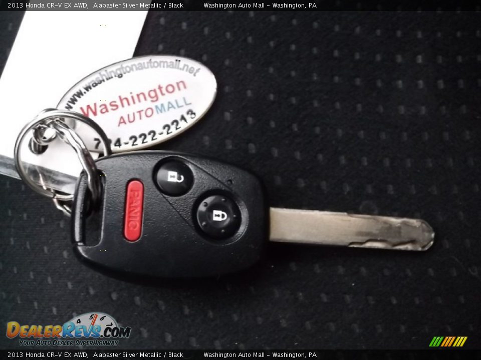 2013 Honda CR-V EX AWD Alabaster Silver Metallic / Black Photo #18
