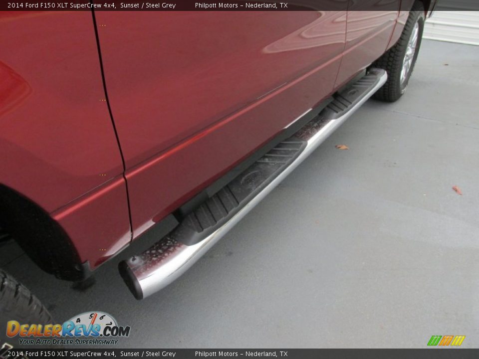2014 Ford F150 XLT SuperCrew 4x4 Sunset / Steel Grey Photo #12