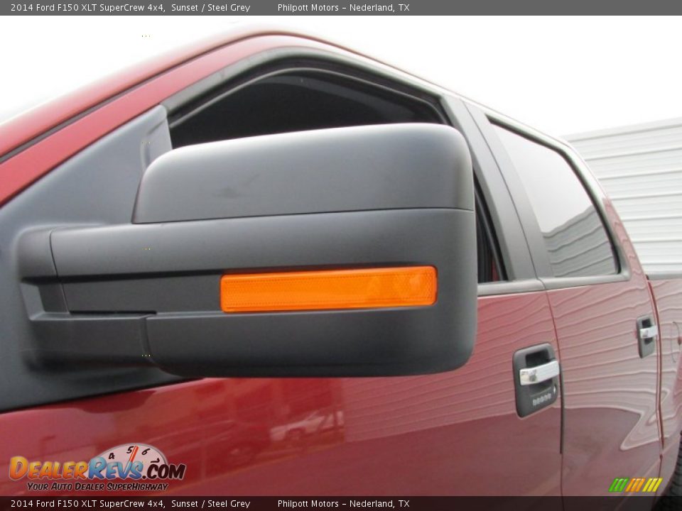 2014 Ford F150 XLT SuperCrew 4x4 Sunset / Steel Grey Photo #13