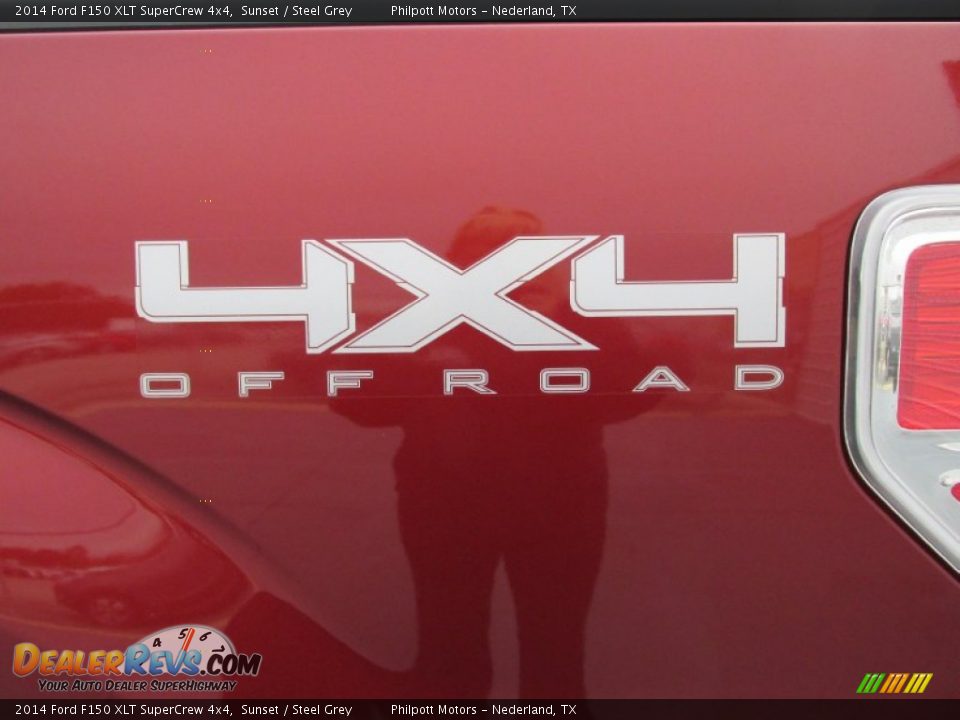 2014 Ford F150 XLT SuperCrew 4x4 Sunset / Steel Grey Photo #17