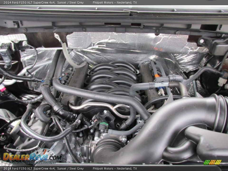 2014 Ford F150 XLT SuperCrew 4x4 Sunset / Steel Grey Photo #20