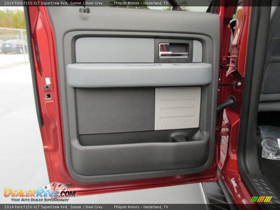 2014 Ford F150 XLT SuperCrew 4x4 Sunset / Steel Grey Photo #22