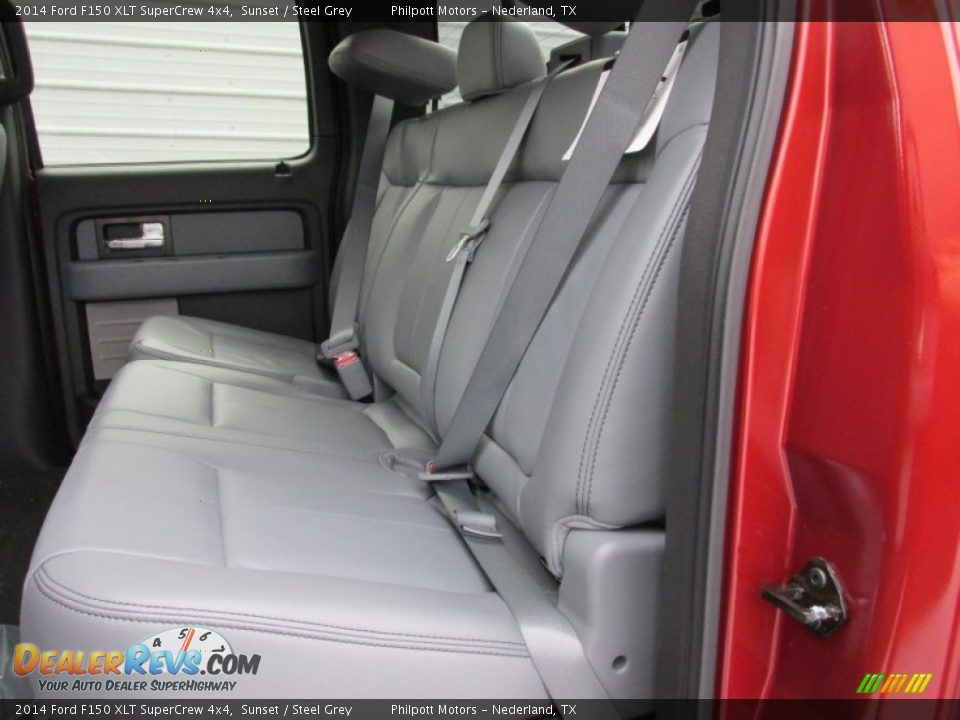 2014 Ford F150 XLT SuperCrew 4x4 Sunset / Steel Grey Photo #23