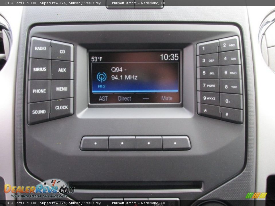 2014 Ford F150 XLT SuperCrew 4x4 Sunset / Steel Grey Photo #30