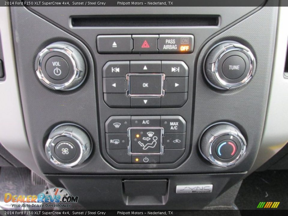 2014 Ford F150 XLT SuperCrew 4x4 Sunset / Steel Grey Photo #31